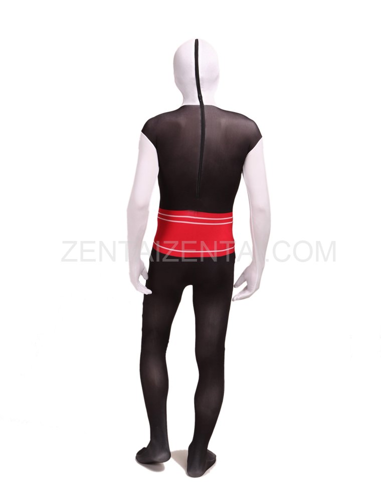 Black Sleeveless Suits Full Body Halloween Spandex Holiday Unisex Cosplay Zentai Suit