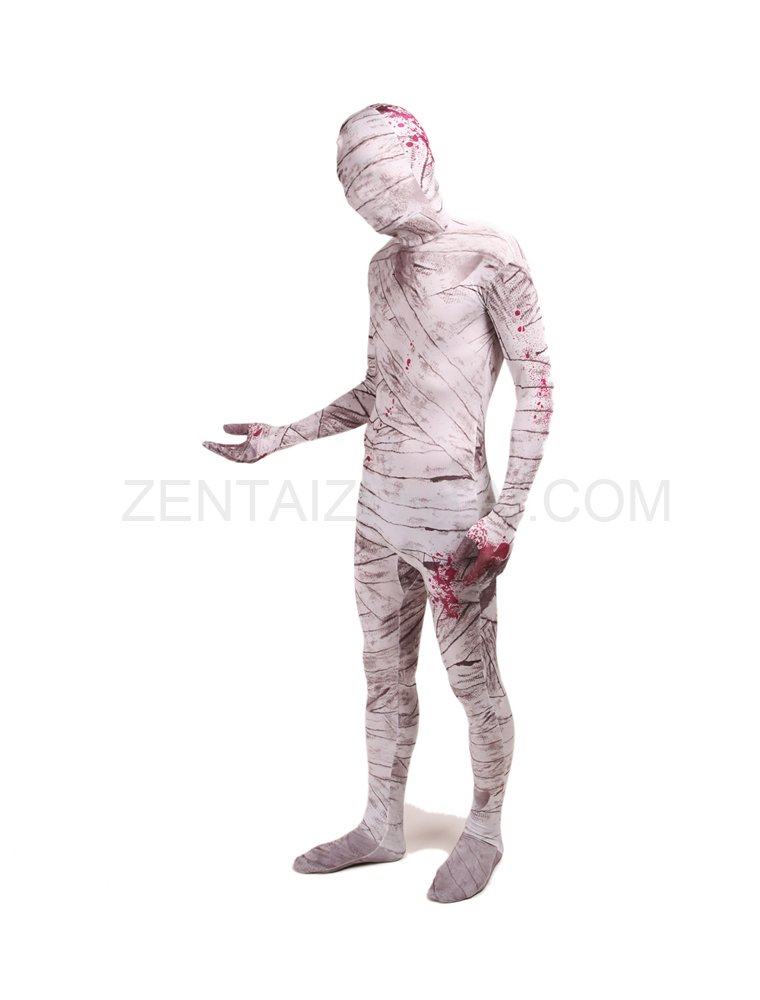 Mummy Full Body Halloween Spandex Holiday Unisex Cosplay Zentai Suit